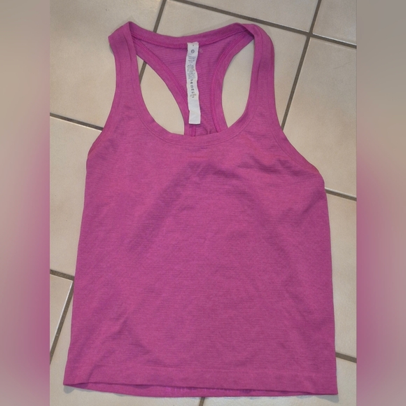 lululemon athletica Tops - Lululemon Swiftly Tech Racerback Tank – Berry Pink (Size 4)